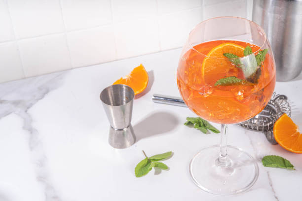 istock Glass of Spritz cocktail 2152048028