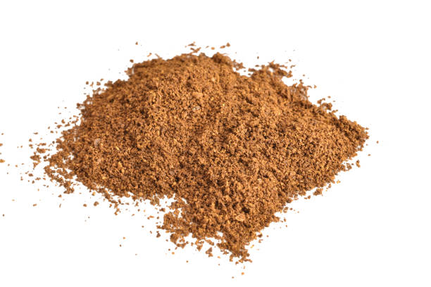 istock A pile of ground coffee on white. 2152057979