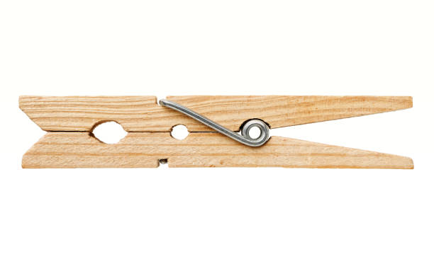 istock Wooden clothes pin 2152062236