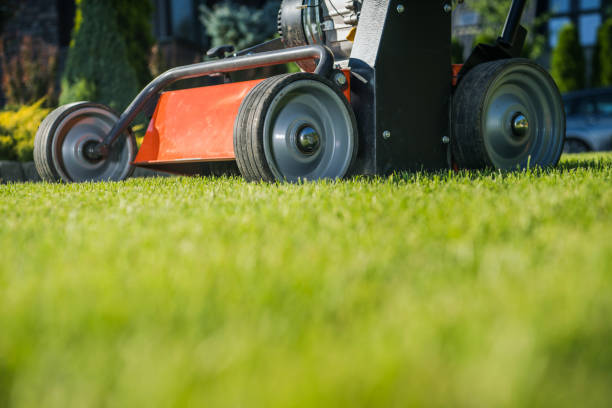 istock Gasoline Aerator Gardening Equipment Theme 2152064727