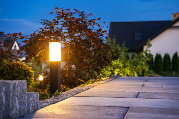 istock Garden Illuminated by LED Outdoor Garden Lighting 2152064807