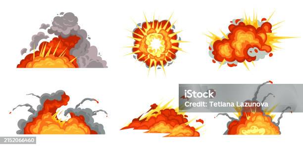 Exploding Ruby Cartoon Cartoon Explosions Exploding Bomb Fire Cloud And Explosion Burst Stock ...