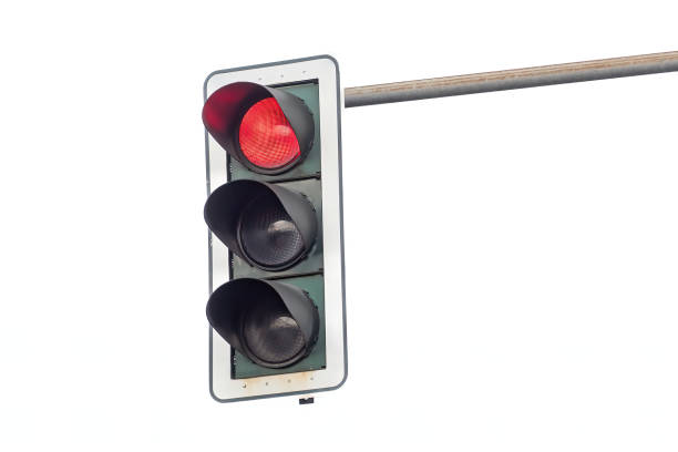 istock traffic lights show red in germany 2152067506