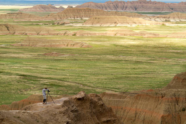 istock Anonymous Photographer photographing the Badlands Scenery 2152071279
