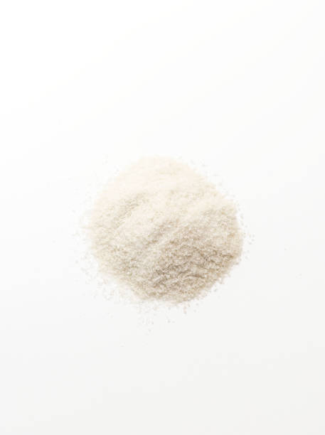 istock Isolated Celtic Gray Sea Salt On White Background, Vertical Plane. Top View. Natural And Unrefined Salt Harvested From Brittany, France. Superfood, Dieting. Natural Minerals And Trace Elements 2152073247