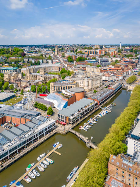 istock Boats moored in Bristol canal 2152073574