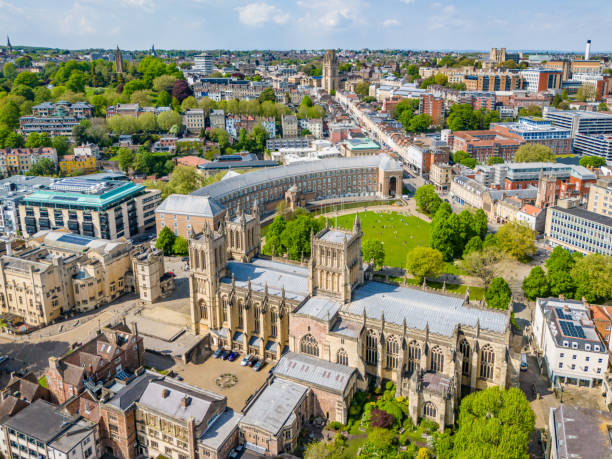 istock Bristol Cathedral in city centre 2152074747