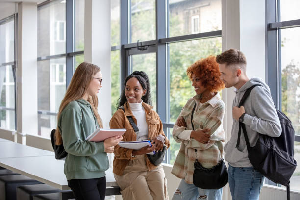 istock University students discussing exam results 2152087354