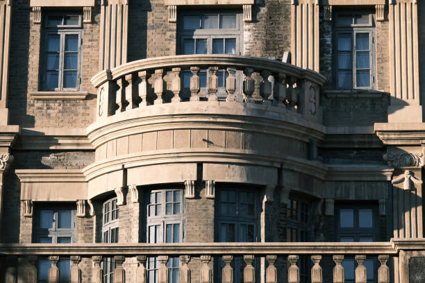 Architectural features at Zhang Xueliang's former residence, which was built in 1914 and covers an area of ​​53,000 square meters. It is a national key cultural relic protection unit and  lies in the center of Shenyang, Liaoning.
