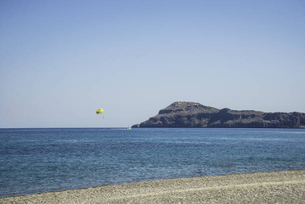 Daytime sea on Crete, Mediterranean Sea, Greece