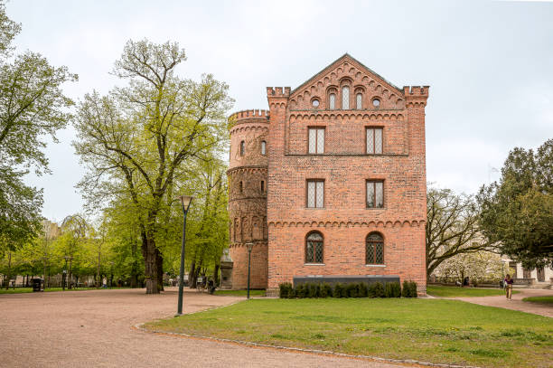 the gable of the king's house at Lund University, Sweden, May 6, 2024