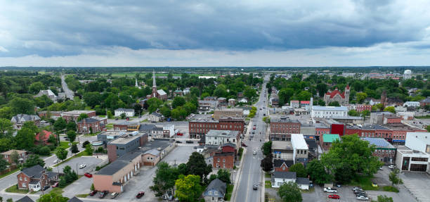 istock Panoramic photo of Napanee Ontario Canada 2152093493