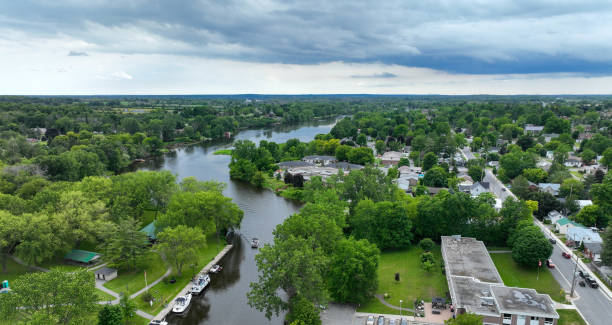 istock Panoramic photo of Napanee Ontario Canada 2152093500