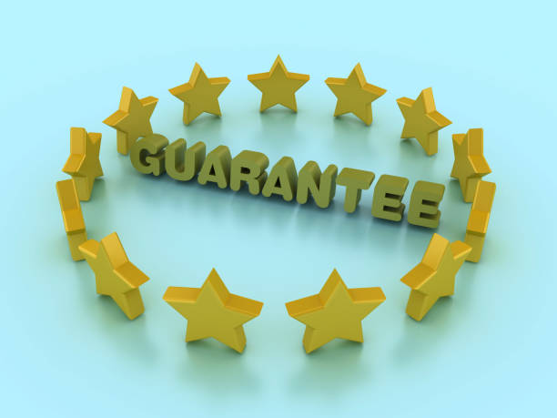 istock 3D Stars with Guarantee Word 2152095594