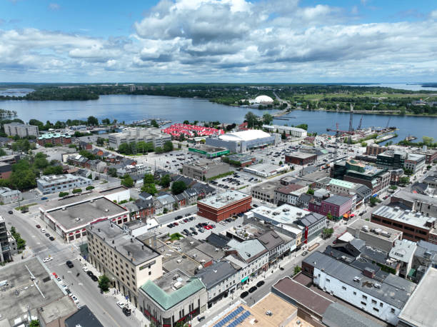 istock Aerial video of Queen's University，Canada 2152096025