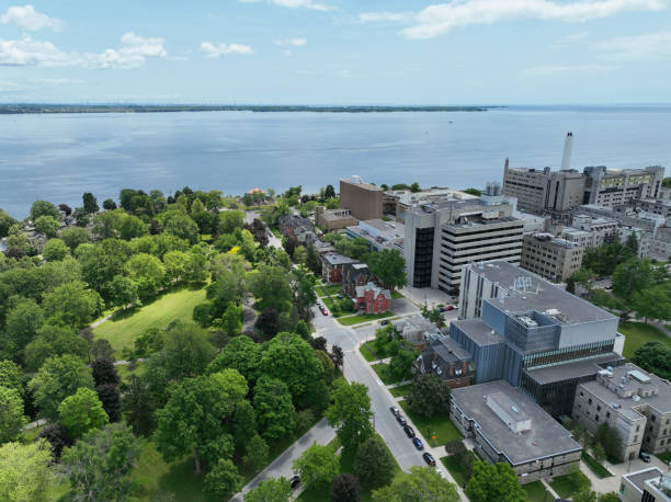 istock Aerial video of Queen's University，Canada 2152096054
