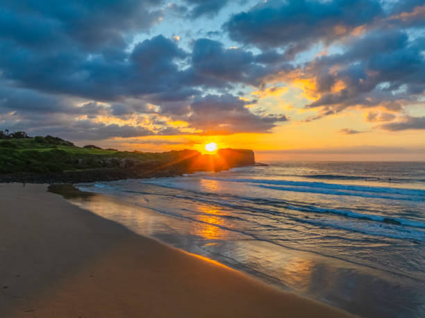 istock Aerial sunrise views over Bombo Beach at Kiama 2152096200