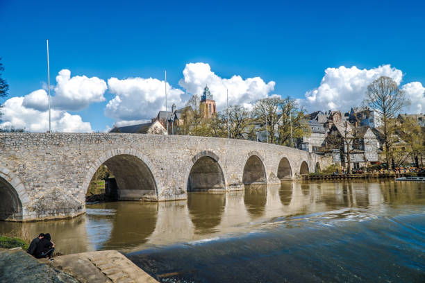 Wetzlar Lahn River with old cathedrale