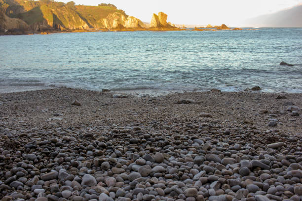 idyllic beach near Cudillero in the north of Spain