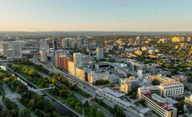 University of Ottawa at sunset, Canada