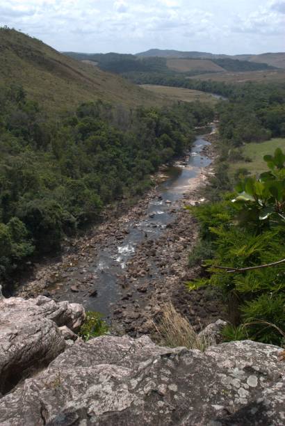 istock Water falls in the Gran Sabana. 2152101171