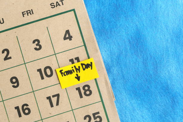 3d rendering of a minimalistic tear-off calendar. 3d illustration of changing days from 21 to 22. Falling page of the past day.