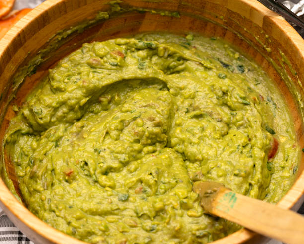 istock Fresh Homemade Guacamole 2152102212