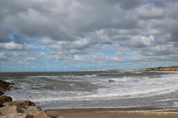 istock Seascape Beach sea and blue sky 2152102780