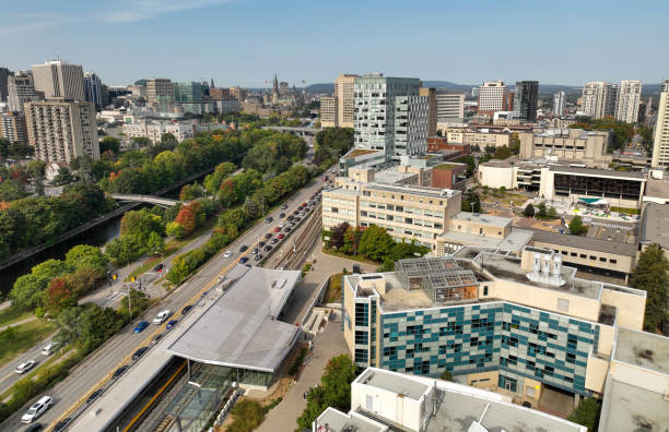 istock Aerial video of Ottawa University 2152102996