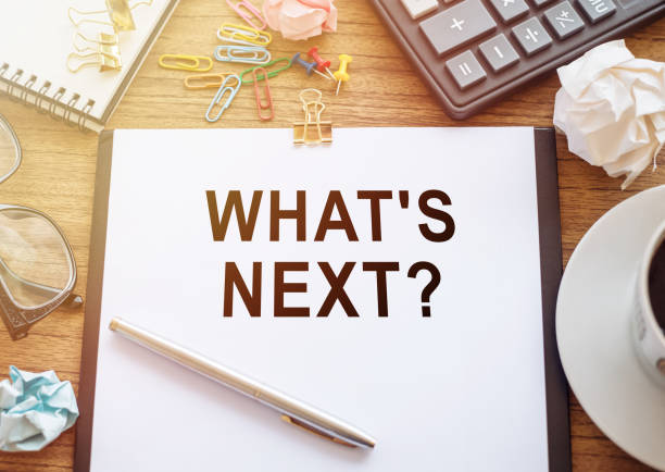 istock A note with Whats Next written on it placed next to a cup of coffee on a table. 2152105952