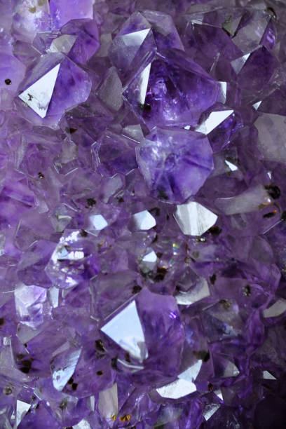 istock Details of the amethyst druse crystals 2152110847