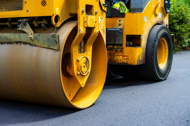 istock Utility Compactor machine for asphalt work on roads, parking lots, etc. 2152119111