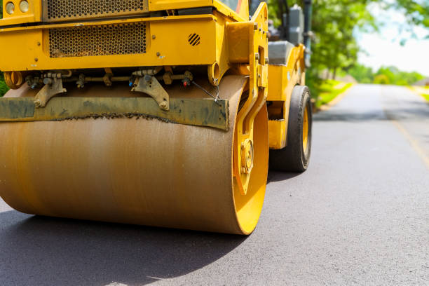 istock Utility Compactor machine for asphalt work on roads, parking lots, etc. 2152119130