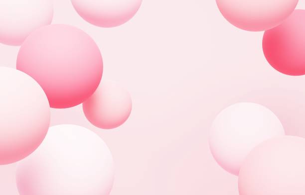 istock Pastel color ball background illustration 2152124285