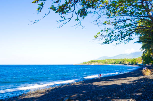 Lovina beach in Bali island, Indonesia.