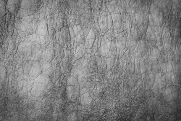 Close-up of Washi paper with rough fibers texture background.