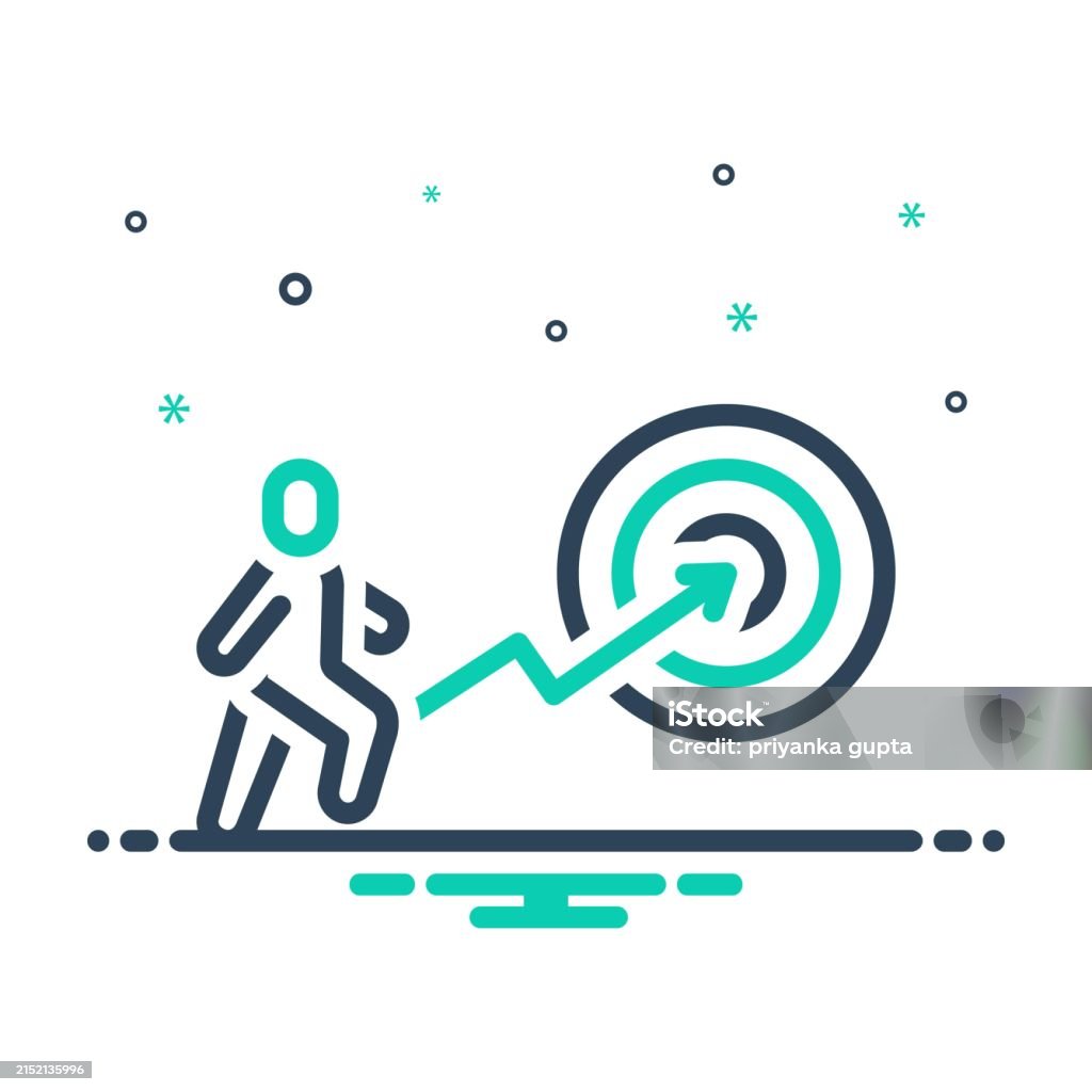 Objectives Image Simple Objectives Purpose Stock Illustration - Download Image Now - Accuracy ...