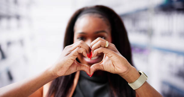 istock Woman Making Heart Sign 2152139184