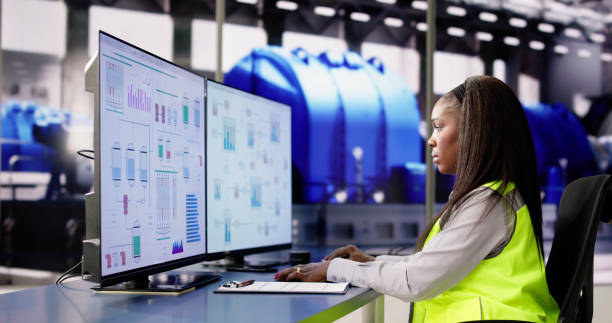 istock Woman Working In Power Plant Electricity 2152139234