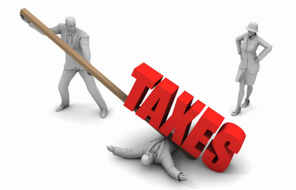istock Saving Investor Crushed Under Taxes 2152143882