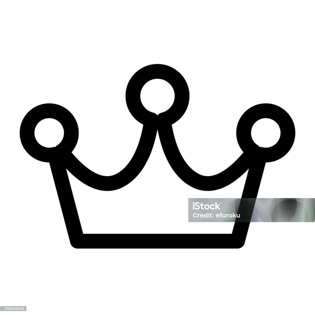 Line style icon related to crown, royal, king, queen, luxury, treasure, noble, prince, royalty, rank, ranking, class, shine, glitter, award - Royaltyfri Krona vektorgrafik Line style icon related to crown, royal, king, queen, luxury, treasure, noble, prince, royalty, rank, ranking, class, shine, glitter, award - Royaltyfri Krona vektorgrafik