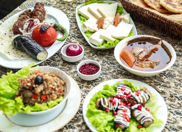 istock Abundant Table of Various Dishes 2152150322