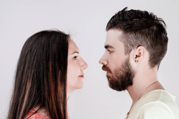 istock Emotional exchange in tight, close-up view 2152153476