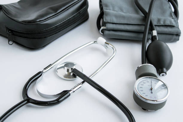 istock Old version blood pressure monitor 2152154280
