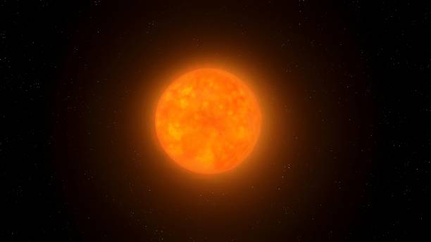 istock Red supergiant isolated. A massive dying star. 2152155468