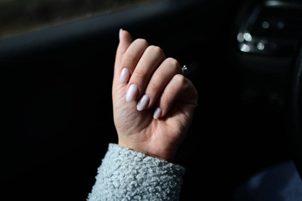 Close up of a woman's hand.