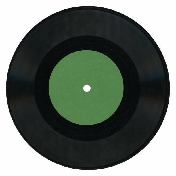 istock vinyl record green label isolated over white 2152161470