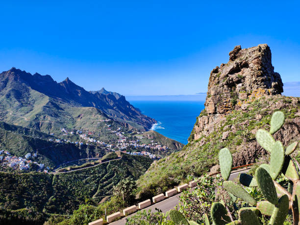 istock A mountain valley nature view from Leon de Taganana viewpoint. Anaga mountains and ocean coast landscape. Canary Islands, Tenerife, Spain 2152163407