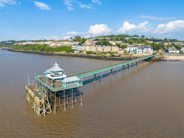 istock Victorian Clevedon Pier and town beyond 2152166119