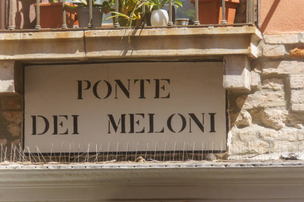 istock Roadsign in Venice, Italy 2152166351